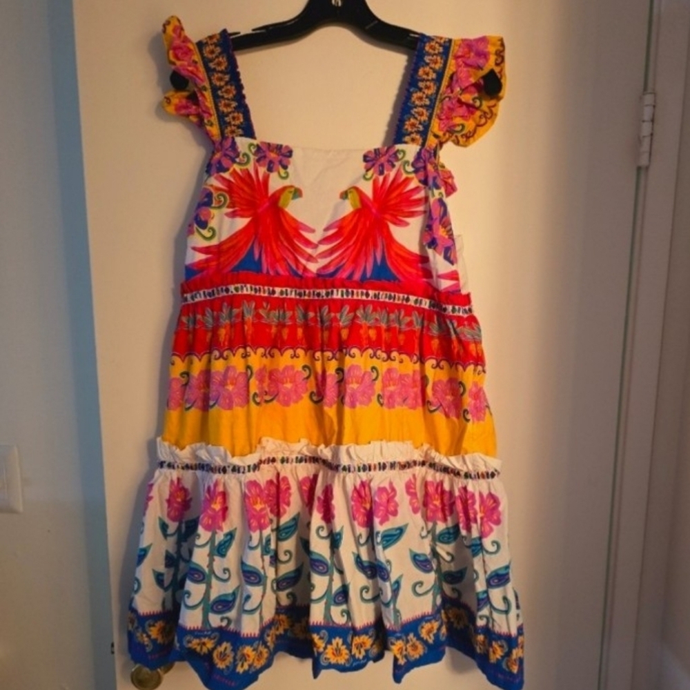 FARM Rio Multicolor Floral Mini Dress - Picture 2 of 5